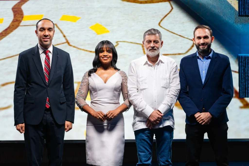 Programa “Migrantes” resalta el aporte sirio, libanés y palestino a la identidad dominicana Jose Yamil Attias Mmillizen Uribe Awa Darwiche y Mustafa Kazzas