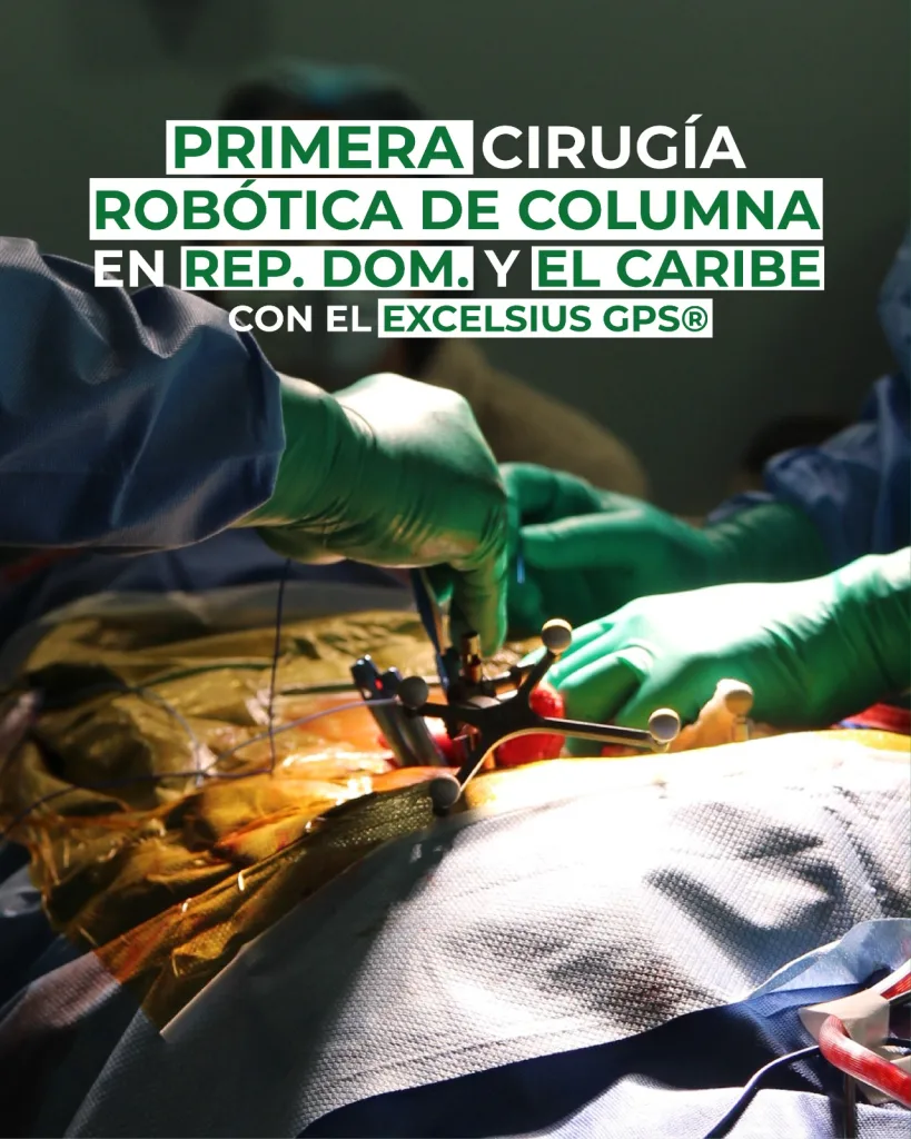 Unión Médica del Norte realiza la primera cirugía robótica de columna del Caribe cirugia robotica de columna del Caribe Union Medica del Norte2
