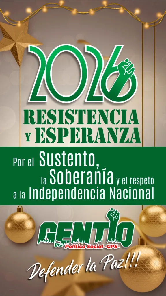 Gentío Político Social denuncia agresión militar contra Venezuela y llama a la solidaridad regional Gentio Politico Social denuncia agresion militar contra Venezuela
