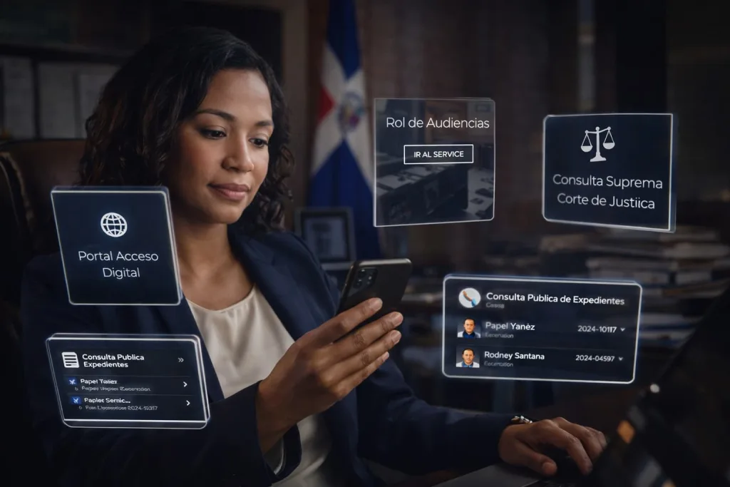 Poder Judicial impulsa su modernización con el lanzamiento del portal Justicia.gob.do Servicios Judiciales