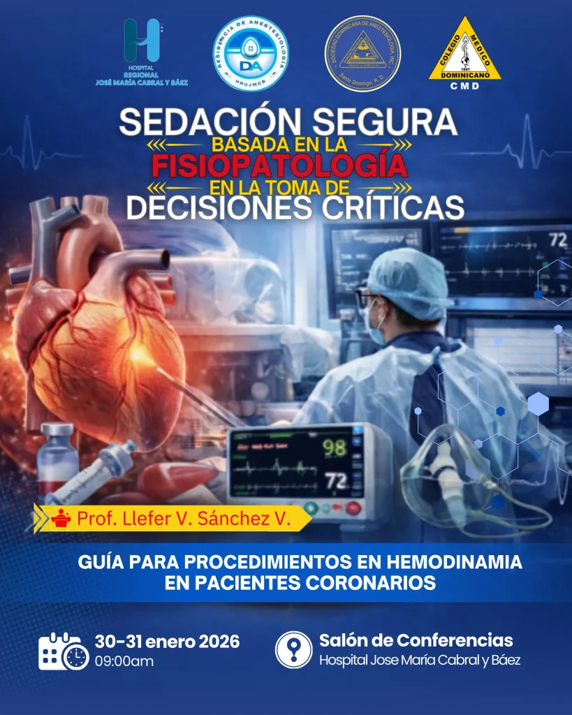 Jornada académica fortalece la anestesiología cardiovascular en Santiago con enfoque en sedación segura WhatsApp Image 2026 02 01 at 9.42.41 AM