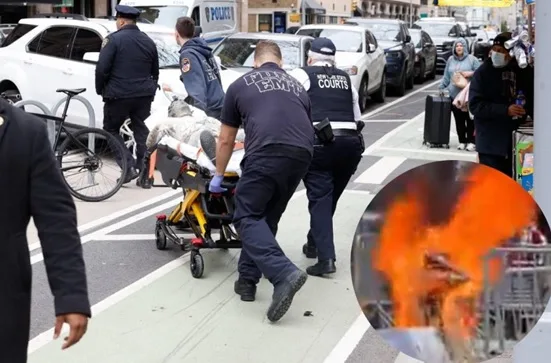 Delincuente con 88 arrestos prende fuego a hombre sin hogar en concurrida Penn Station, Manhattan; miles de dominicanos la usan Delincuente con 88 arrestos prende fuego a hombre sin hogar en concurrida Penn Station Manhattan miles de dominicanos la usan