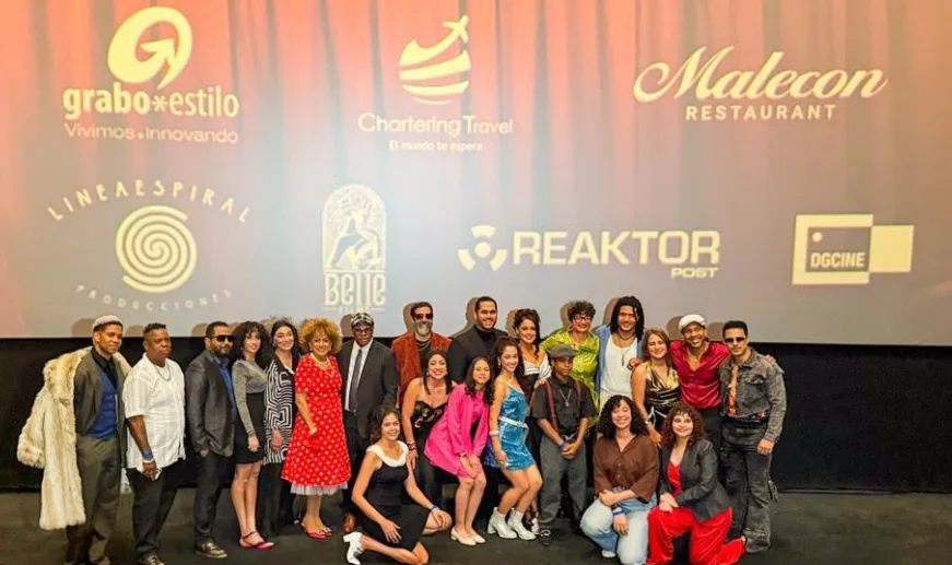 Milly, reina del merengue (crítica de cine) Elenco de Millyu reina del merengue en la premiere en Caribbean Cinemas