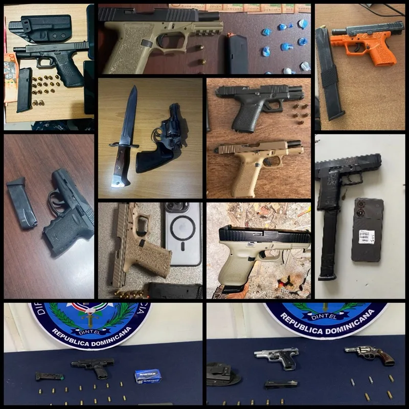 Policía Nacional y Ministerio Público sacan de circulación 13 armas de fuego ilegales durante operativos focalizados en Santiago* 1000199722