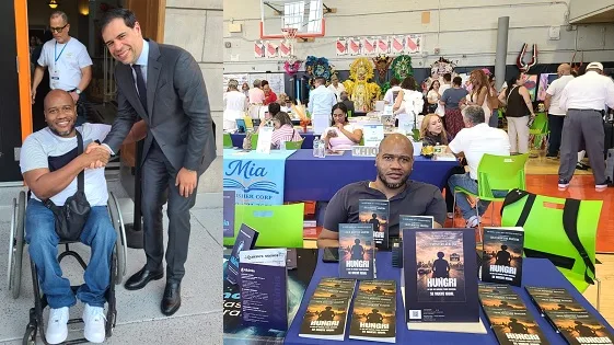 Ministro Roberto Salcedo impresionado con obra del escritor dominicano Julio Montero Ministro Roberto Salcedo impresionado con obra del escritor dominicano Julio Montero