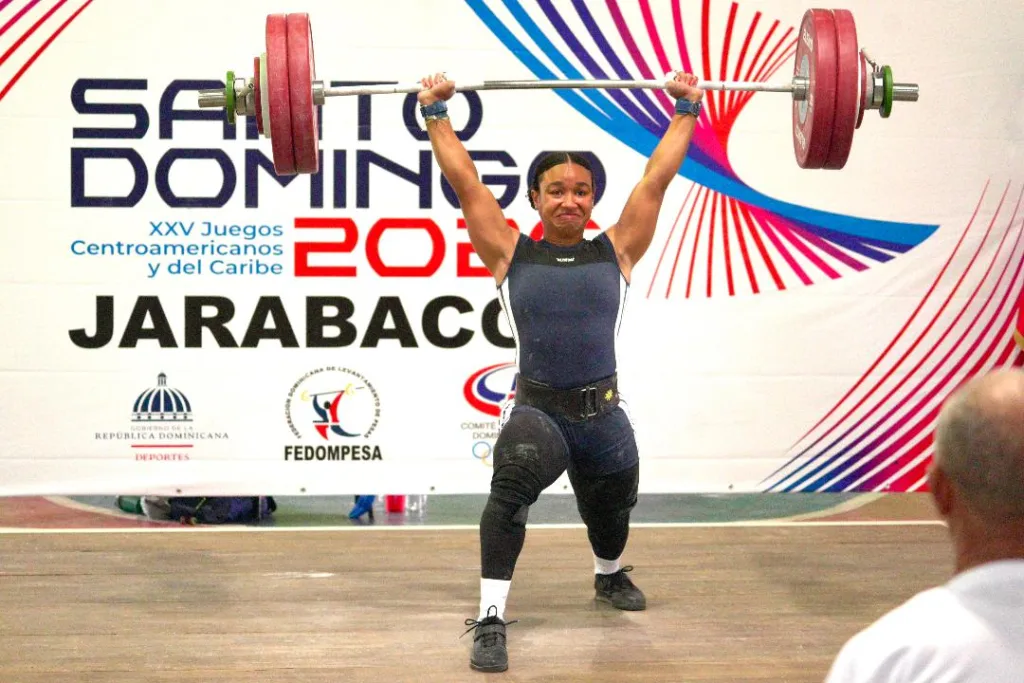 Federación de Pesas definirá esta semana la selección para los Juegos Centroamericanos Santo Domingo 2026 Yudelina Mejia quien compite en los 86 kilogramos es una de las principales pesistas dominicanas de la actualidad 1