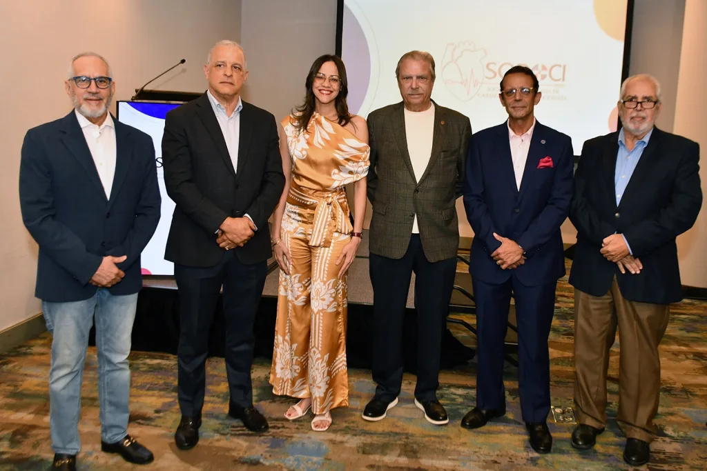 SODOCI celebrará en 2027 su primer Congreso Internacional de Cardiología Intervencionista Jose Luis Pena Reyes Jose Lopez Luciano Aimee Flores Roberto Fernandez De Castro Pedro Urena y Jose Miguel Pantaleon