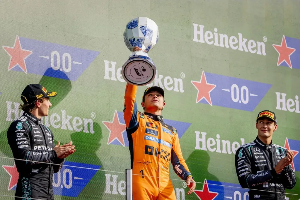 Lando Norris se llevo el Gran Premio de Paises Bajos y sumo su segunda victoria consecutiva de la temporada