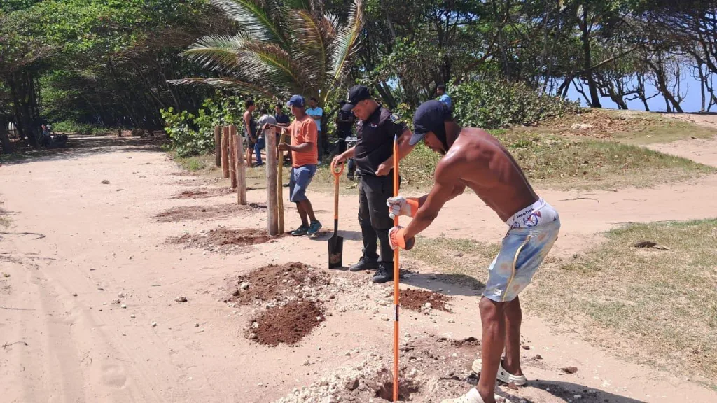 pilotillos en Playa Encuentro amparada en decisiones judiciales