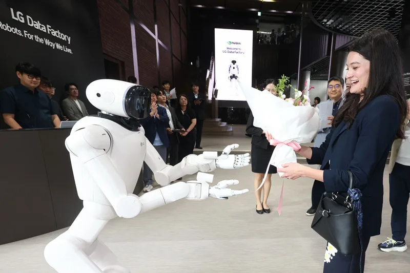 LG Electronics acelera su colaboración con NVIDIA en el desarrollo de robótica LG Data Factory 01