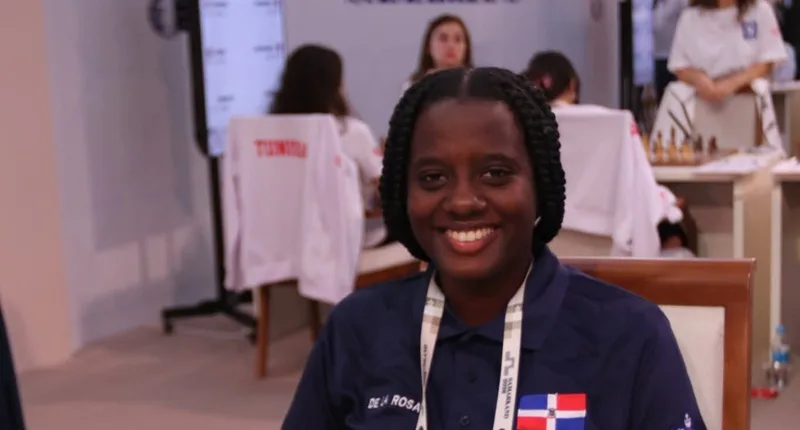 La estudiante de ISFODOSU Miguelina De La Rosa hace historia en la Olimpiada Mundial de Ajedrez Uzbekistán 2026 Miguelina De La Rosa hace historia en la Olimpiada Mundial de Ajedrez Uzbekistán 2026