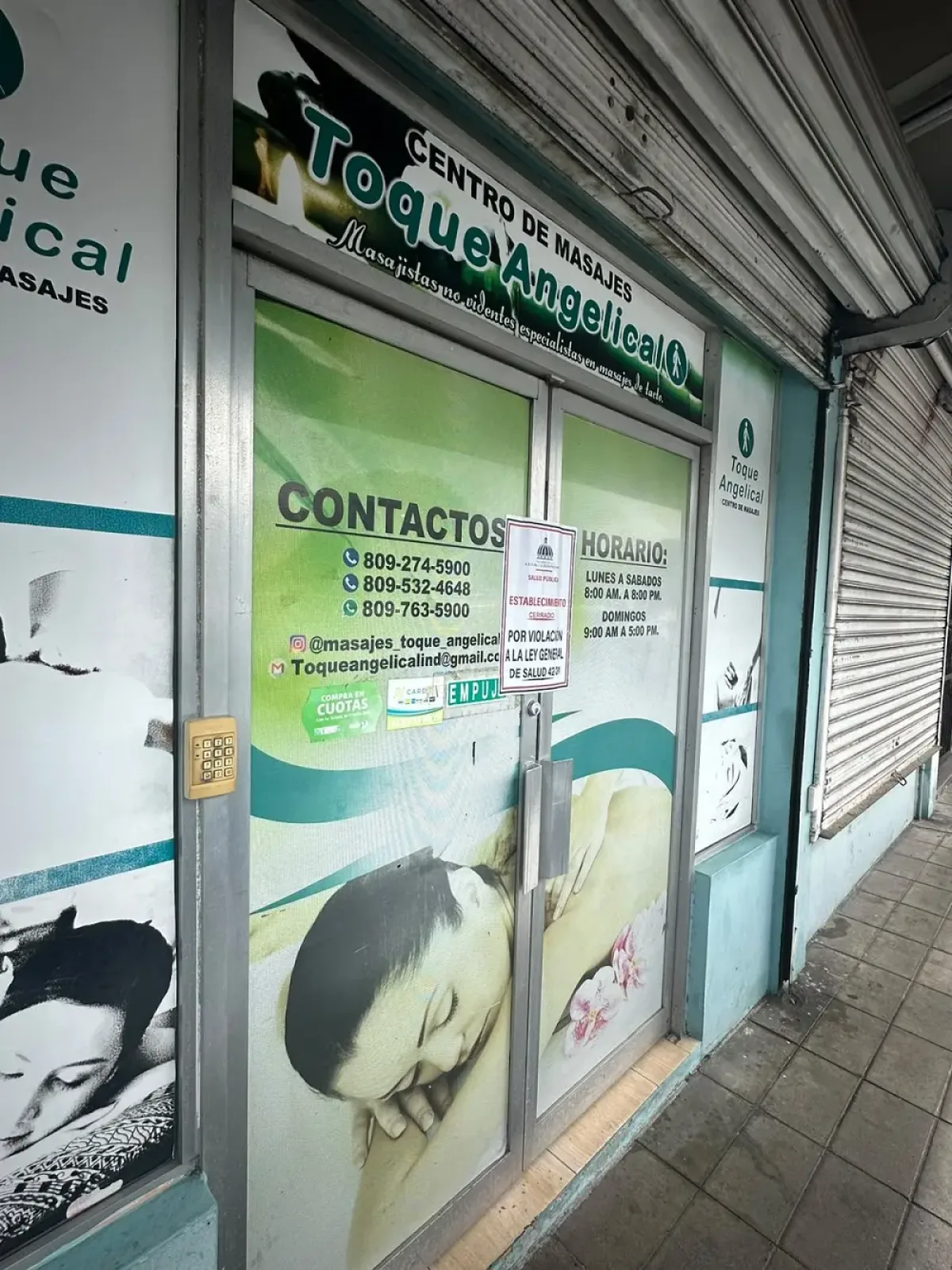 Salud Pública cierra “Toque Angelical” por operar sin licencia y con personal no capacitado Salud Pública cierra “Toque Angelical” por operar sin licencia y con personal no capacitado