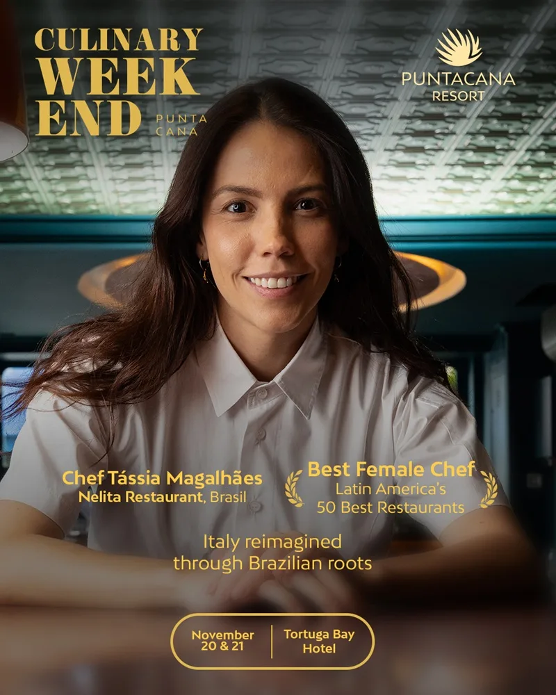 Puntacana Resort anuncia la quinta edición de Culinary Weekend con la chef Tássia Magalhães y el restaurante Nelita Puntacana Resort anuncia la quinta edición de Culinary Weekend con la chef Tássia Magalhães y el restaurante Nelita