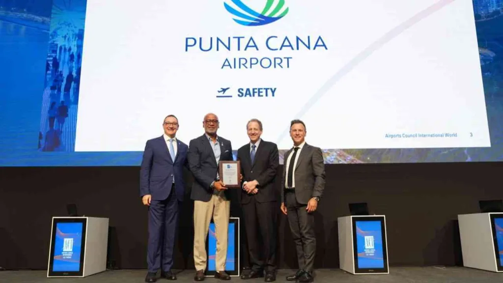 Aeropuerto de Punta Cana es reconocido por su contribución al fortalecimiento de la seguridad aeroportuaria a nivel global