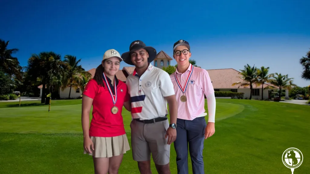 Waldo Aguasvivas brilla con -7 en la tercera parada del Tour Nacional Juvenil de golf